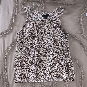 Cheetah Print Tank Top